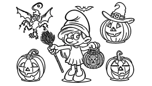 coloriage Schtroumpf et dessins