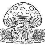 coloriage Schtroumpf à imprimer