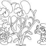 coloriage Schtroumpf de pour enfants