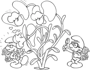 coloriage Schtroumpf de pour enfants