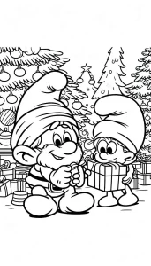 coloriage Schtroumpf a imprimer gratuit