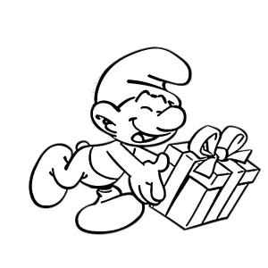coloriage Schtroumpf gratuit a imprimer