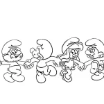 coloriage Schtroumpf gratuit a imprimer