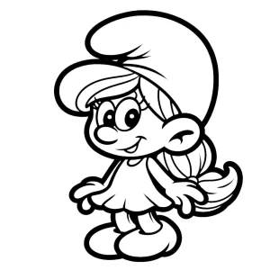 télécharger coloriage Schtroumpf gratuit