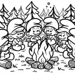 coloriage Schtroumpf pour enfants