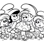 coloriage Schtroumpf et dessin a imprimer