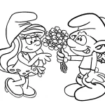 coloriage Schtroumpf en ligne pour enfant