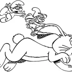 coloriage Schtroumpf pour enfants à télécharger