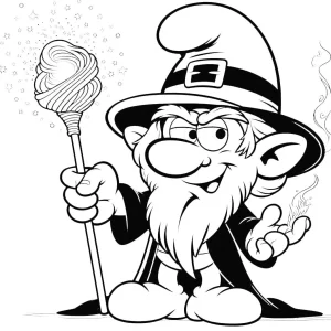 coloriage Schtroumpf pour enfant gratuit