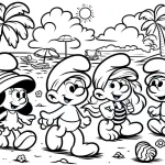 coloriage Schtroumpf a imprimer gratuit