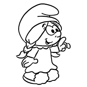 coloriage Schtroumpf pour enfant