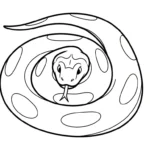 coloriage Serpent en ligne pour enfant