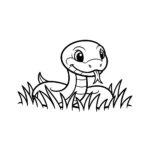coloriage Serpent en ligne pour enfant