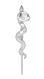 coloriage Serpent à imprimer gratuit