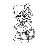 coloriage Smiling Critters pour enfant de 3 ans