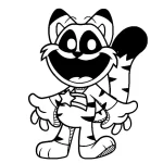 coloriage Smiling Critters a imprimer pour enfant de 4 ans