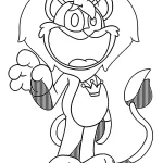 coloriage Smiling Critters pour enfant de 5 ans