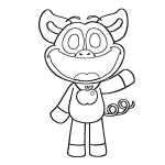 coloriage Smiling Critters gratuit pour enfants