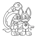 imprimer coloriage Smiling Critters gratuit