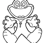 coloriage Smiling Critters à imprimer pour enfant de 4 ans