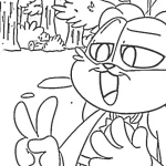 coloriage Smiling Critters à imprimer pour enfant de 8 ans