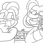 coloriage Smiling Critters a colorier en ligne