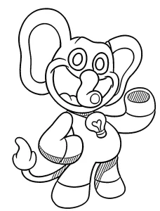 coloriage Smiling Critters pour enfant de 7 ans