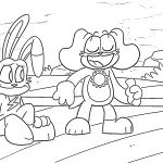 coloriage Smiling Critters a imprimer