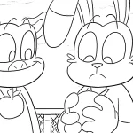 coloriage Smiling Critters a imprimer pour enfant de 4 ans