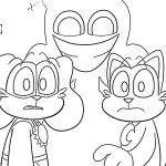 coloriage Smiling Critters à imprimer pour enfant de 8 ans