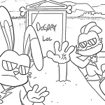 coloriage Smiling Critters pour enfant de à imprimer