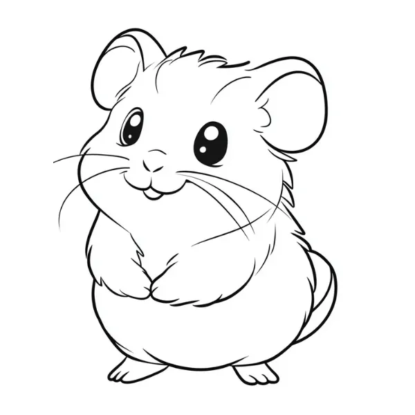 Tranh tô màu Souris