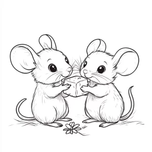 coloriage Souris gratuit