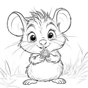 coloriage Souris pour enfants à imprimer