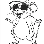 imprimer coloriage Souris