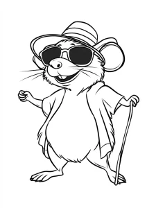 imprimer coloriage Souris