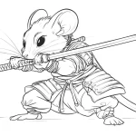 imprimer coloriage Souris