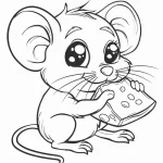coloriage Souris et dessins