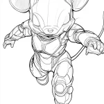 coloriage Souris a telecharger