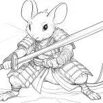 coloriage Souris pour enfant a imprimer gratuit