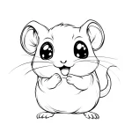 coloriage Souris pour enfant a imprimer gratuit