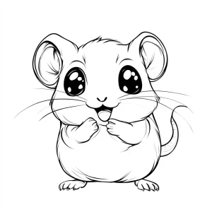 coloriage Souris pour enfant a imprimer gratuit