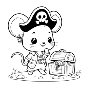 coloriage Souris Mise à jour pour enfants à imprimer