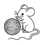 coloriage Souris Mise à jour a imprimer