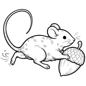 coloriage Souris Mise à jour à imprimer pdf