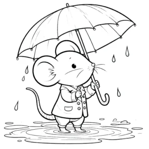 coloriage Souris Mise à jour et apprentissage