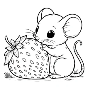 coloriage Souris Mise à jour pour enfants à télécharger