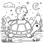coloriage Souris Mise à jour à imprimer pdf gratuit