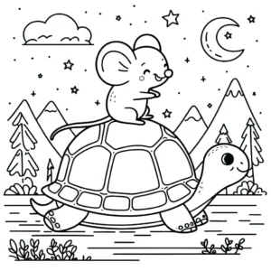 coloriage Souris Mise à jour à imprimer pdf gratuit