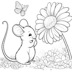 coloriage Souris Mise à jour pour enfants a imprimer gratuit